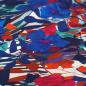 Preview: Viskose Druck blaue Blüten
